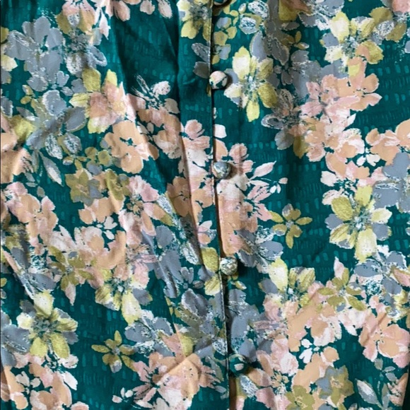 O’Neill Floral Green Button Front Dress. NWT - Picture 12 of 16